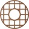 Ekena Millwork O'Neal Wood Fretwork Pierced Ceiling Medallion, Walnut, 16"OD x 5 3/4"ID x 1/4"T CMWP16X16X0250ONWA - alternate 3